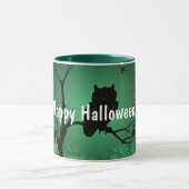 Mug Silhouette Halloween de hibou (Centre)