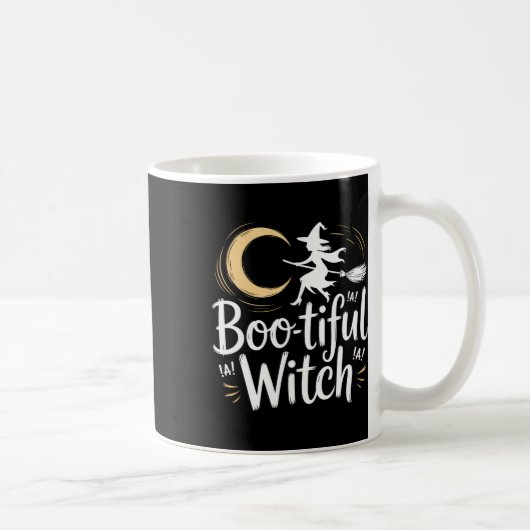 Mug Silhouette Halloween sorcière de la sorcière (Droite)