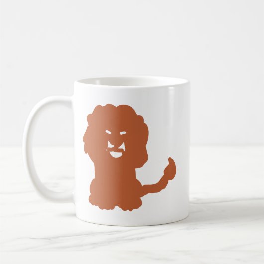 Mug Silhouette Lion Bronze du Zodiaque (Gauche)