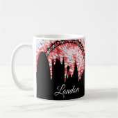 Mug Silhouette Londres Angleterre (Gauche)