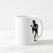Mug Silhouette magicienne des années 1920 (Devant droit)