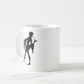 Mug Silhouette magicienne des années 1920 (Devant gauche)