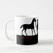Mug Silhouette : Marchand de cheval (Gauche)