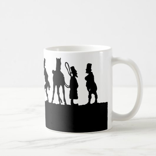 Mug Silhouette : Marchand de cheval (Droite)
