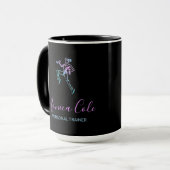 Mug Silhouette noire de l'entraîneur (Devant gauche)