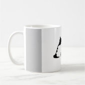 Mug Silhouette of peninsula Zingst the, Darß and (Gauche)