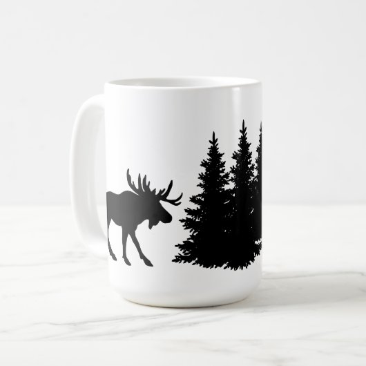 Mug Silhouette orignale et arboretaire (Devant gauche)