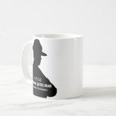 Mug Silhouette Patrolman Personnalisé (Devant gauche)