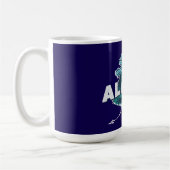 Mug Silhouette Pittoresque rétro Alaska (Gauche)