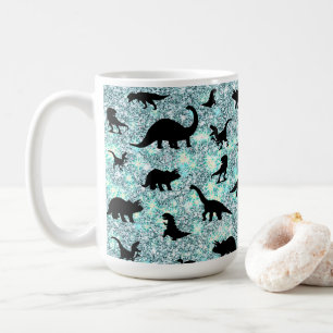 Mug silhouette requin baleine pente galaxie espace