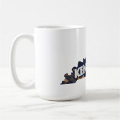 Mug Silhouette rétro panoramique du Kentucky (Gauche)
