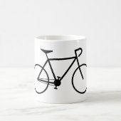 Mug Silhouette simple de bicyclette (Centre)
