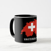 Mug Silhouette Suisse (Devant gauche)