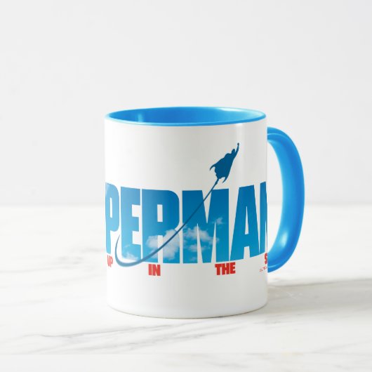 Mug Silhouette Superman Skybound (Devant droit)