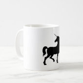 Mug Silhouette Unicorne (Devant gauche)