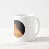 Mug Silhouette Vecteur Design Plat Escalade (Devant droit)