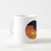Mug Silhouette Vecteur Design Plat Escalade (Devant gauche)
