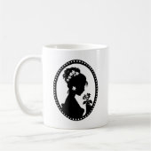 Mug Silhouette victorienne de camée (Gauche)