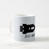 Mug Silhouette voiture de course personnalisable (Devant gauche)