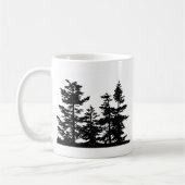 Mug Silhouettes d'arbre (Gauche)