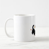Mug Silhouettes de chat noir d'automne (Gauche)