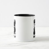 Mug Silhouettes de chat noir - Design Feline mignon (Centre)