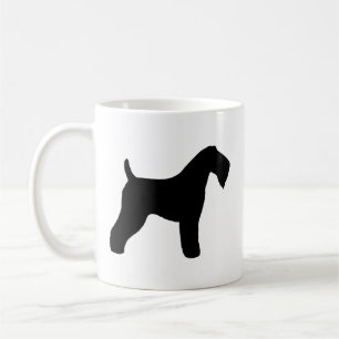 Mug Silhouettes de chien de race Kerry Blue Terrier