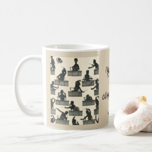 Mug Silhouettes de conduite classiques de Gustav