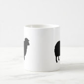 Mug Silhouettes de mouton noir (Centre)