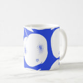 Mug Silhouettes de pomme texturées : Motif à main (Devant droit)