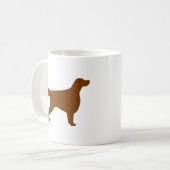 Mug Silhouettes de Setter irlandais (Devant gauche)