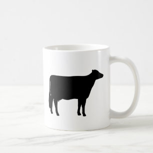 Mug Silhouettes de vache Holstein Pays Animal de fer