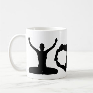 Mug Silhouettes de yoga