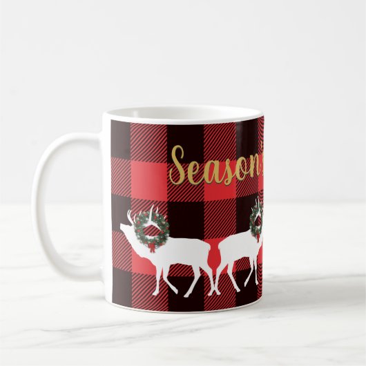 Mug Silhouettes d'Elc Plaid de Buffalo (Gauche)