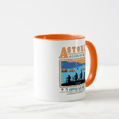 Mug Silhouettes des Goonies sur les Goondocks d'Astori (Devant droit)