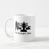 Mug Silhouettes - échecs - vue d'évêques (Gauche)