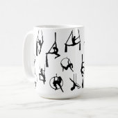 Mug Silhouettes Lyra Aérialist (Devant gauche)