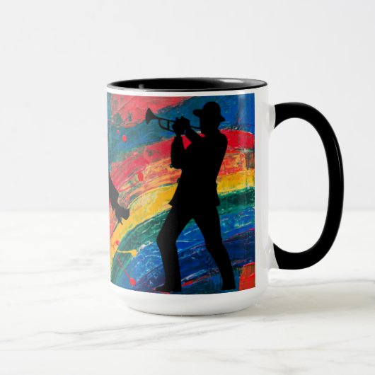 Mug Silhouettes trompettes (Droite)