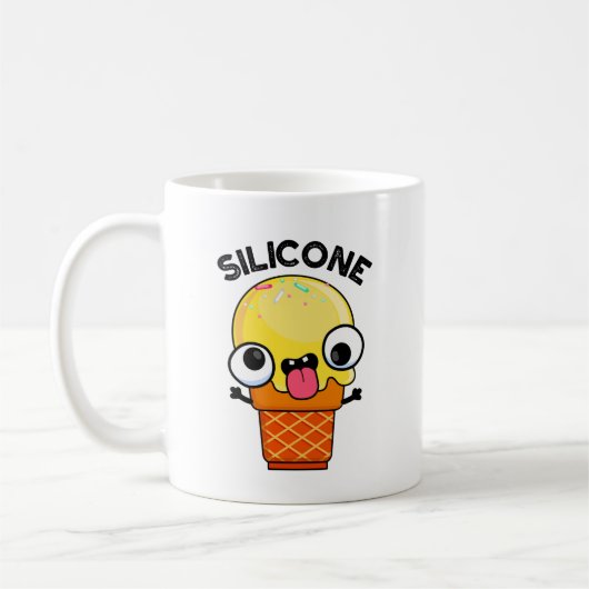 Mug Silicone Funny Crème de glace Cone Pun (Gauche)
