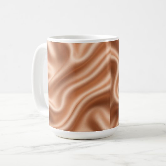 Mug Silk Fabric Texture Gold Background-97082 (Devant gauche)