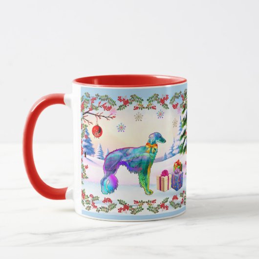 Mug Silken Windhound Noël (Gauche)
