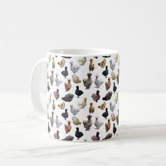 Mug Silkie Bantam Chickens (Devant gauche)
