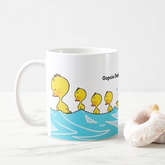 Mug Silly Duckling Makes a Splash (Avec donut)