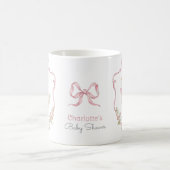 Mug Silly Goose Rose Bow Whimsical Baby girl Douche (Centre)