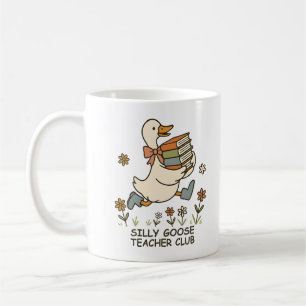 Mug Silly Goose Teacher Club Funny Retour à l'école