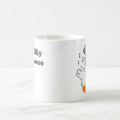 Mug Silly Goose Wearing Headphones – Cute Funny Goose (Centre)