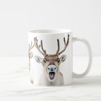 Mug Silly Happy Reindeer Mug, propre et moderne