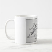 MUG SILLY JOKE AU SUJET DE PRIER MANTIS SUR UN BOUG (Gauche)