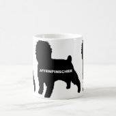 Mug silot de Affenpinscher nom noir (Centre)