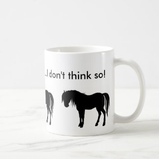 Mug silouette de cheval, silouette de cheval, silouet